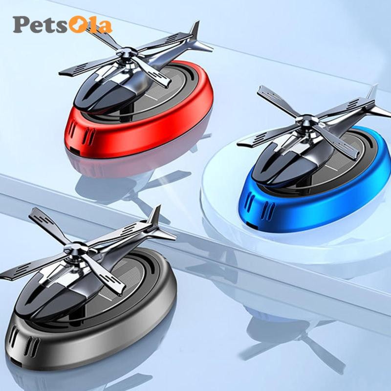 Máy bay trực thăng Chế độ không khí ô tô Năng lượng mặt trời Autorotation Trang trí nhà Tắt tiếng Hợp kim nhôm Trang trí nước hoa