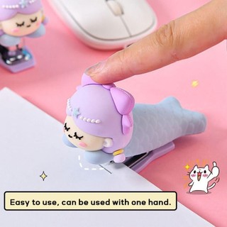 Dụng cụ bấm ghim RISEDOT, Máy dập ghim cầm tay Mini 10 #, Gấu trúc / Phi hành gia / Khủng long, Tiết kiệm nhân công, Đồ dùng đóng sách
