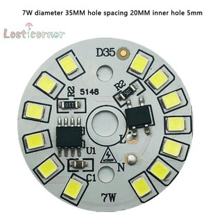 [Lostcorner] Bóng Đèn AC 220V Downlight Chip Spotlight Bóng Đèn LED Patch Lamp SMD Tấm Mô-đun tròn Tấm nguồn sáng [Mới]