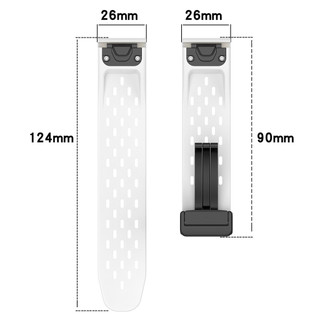 Dây đeo đồng hồ QuickFit 20mm 22mm 26mm Fenix8 cho Garmin Fenix E 8 43 / 47 / 51mm 7X 7 7S 6S 6X 5X / Enduro 3 / Epix Pro Vòng đeo tay dây silicon