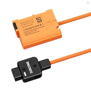 Pin giả ZGCINE EN-EL15 với cáp nguồn đầu nối D-Tap dài 60cm D-Tap sang EN-EL15 Thay thế pin giả cho Z8 / Zf / Z6 / Z6II / Z7II / Z5 / D850 / D810 / D810A / D780 / D750 / D750 / D