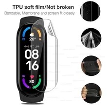 Hydrogel Phim Cho Xiaomi Mi Band 10 9 7 Pro 6 5 4 3 Mi 8 Active Full Cover Mềm Bảo Vệ Màn Hình Phụ Kiện Đồng Hồ Thông Minh Không Kính