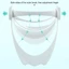 Mt Có Thể Điều Chỉnh Tư Thế Corrector Cổ Tử Cung Kéo Thiết Bị Nẹp Cổ Hỗ Trợ Cáng Bảo Vệ Cột Sống Giảm Đau