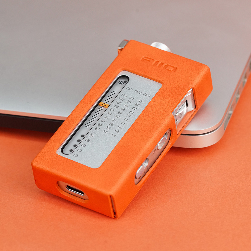 Fiio SK-RR11 Vỏ bảo vệ da vô tuyến Vỏ da PU chống trượt có dây treo Dây tay Tùy chỉnh Phụ kiện FiO RR11