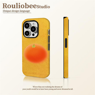 Ốp điện thoại 2 trong 1 màu cam cùn tương thích với iPhone 15 Pro Max, Apple 16 14 Plus 11 / 12 / 13 Pro Max, vỏ bảo vệ chống sốc mới