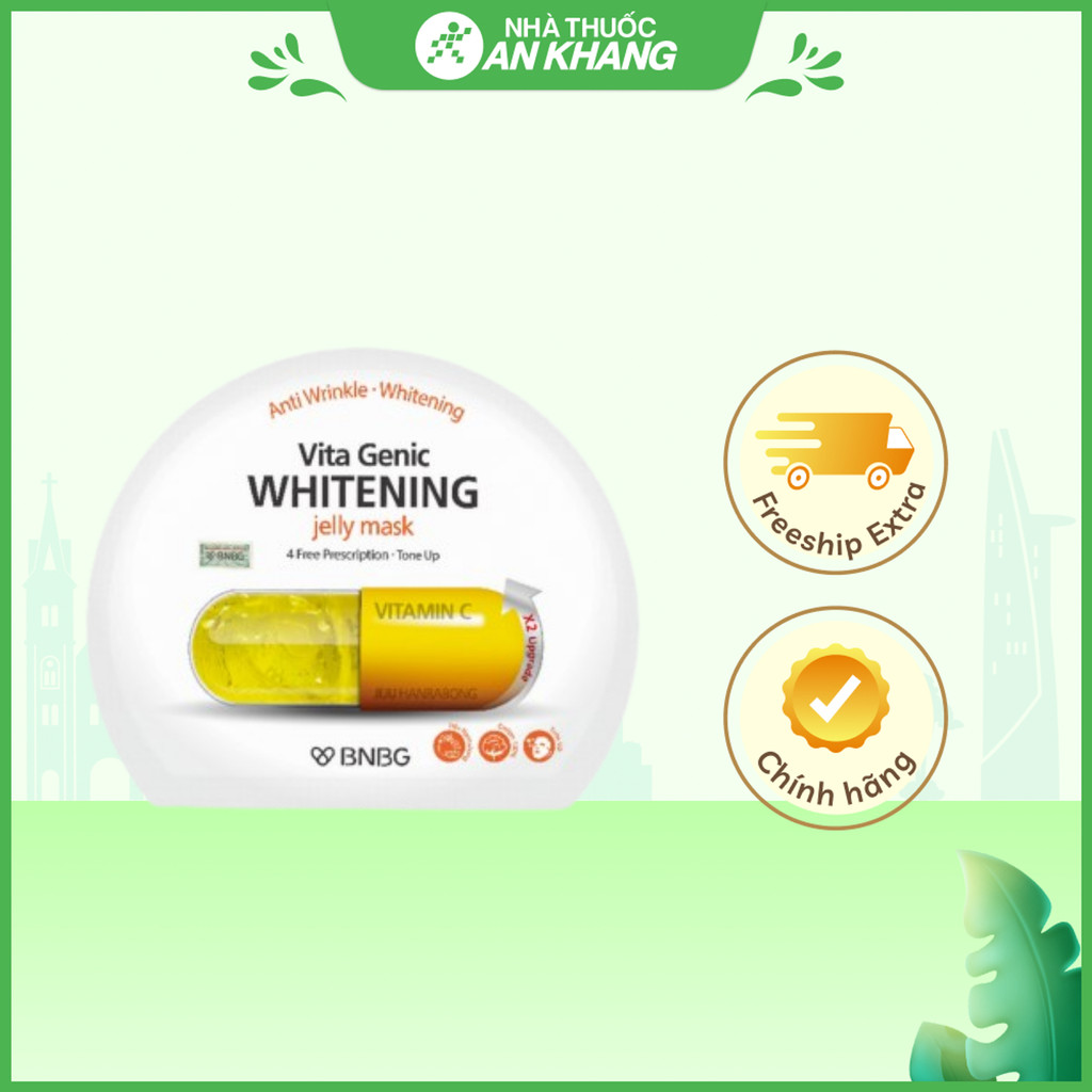 Mặt nạ Vita Genic Whitening giúp dưỡng trắng, làm sáng da miếng 30ml