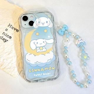 Ốp Lưng Dây Xích Cinnamoroll Melody Kuromi Hợp Thời Trang Cho Vivo V40 V30 V29 Lite V30E V27E V27 Pro V25E V23 V21E Y27S Y04 Y02S 4G Cô Gái Hoạt Hình TPU Vỏ Điện Thoại
