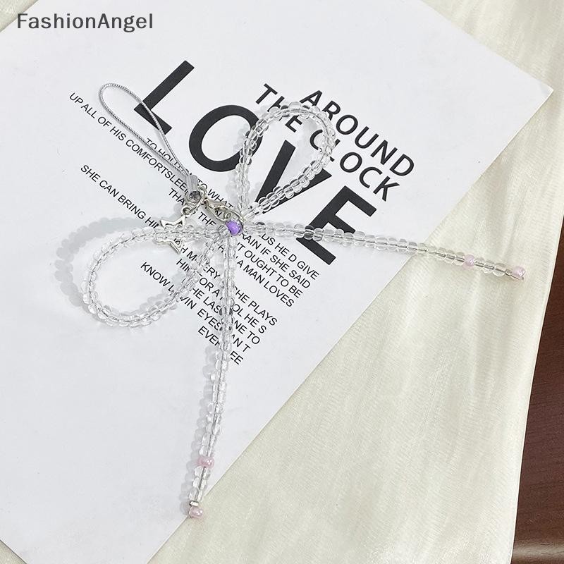 Fashionangel Dễ Thương Nơ Ngọc Trai Mặt Dây Chuyền Móc Khóa Thời Trang Hình Trái Tim Mặt Dây Chuyền Điện Thoại Di Động Camera Mặt Dây Chuyền Phụ Kiện Túi Trang Trí Quà Tặng VN