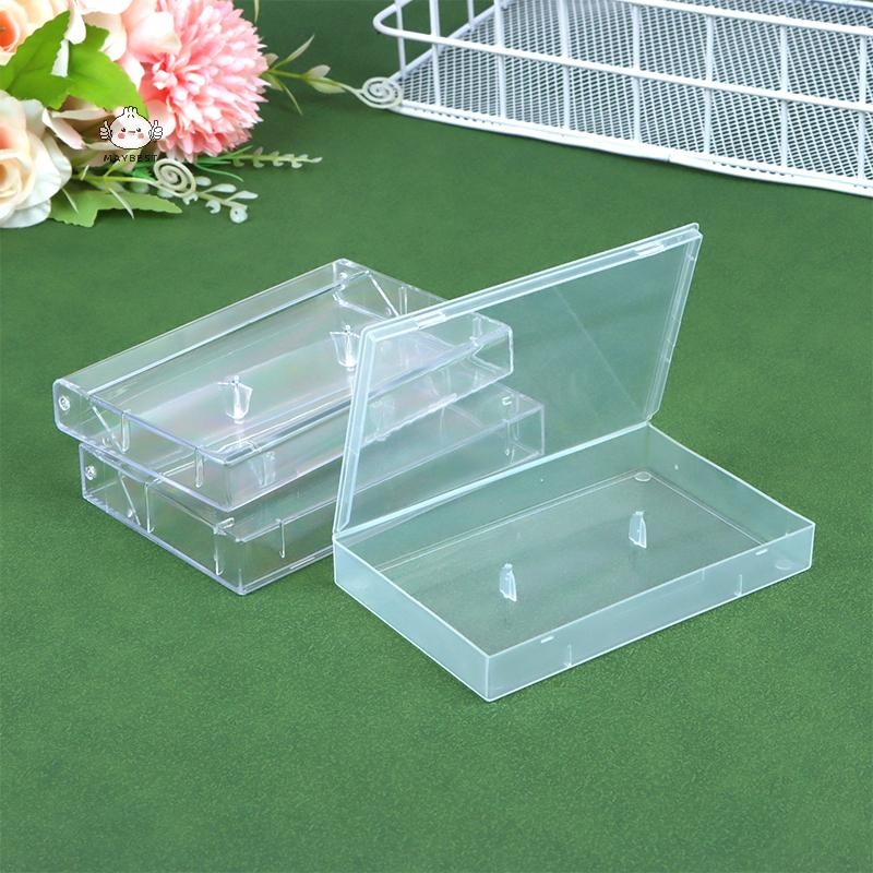 Maybest 1 Băng Cassette Hộp Bảo Quản Trong Suốt Âm Thanh Ghi Từ Tính Hộp Băng Trống Hộp Chống Bụi {VN}