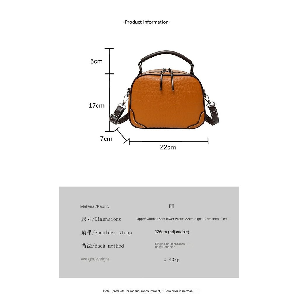 New Women's Genuine Leather Crossbody Bag, Wide Shoulder Strap, Single Shoulder Mom Bag, Fashionable First Layer Cowhide, Large Capacity Handbag, Small Square Bag