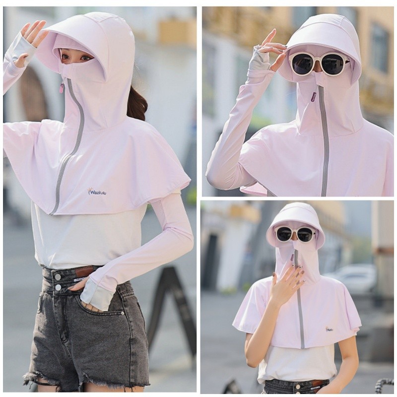 Mũ Chống Nắng UPF50+ Dành Cho Nữ,Vành Rộng, Che Nắng Toàn Diện, Chống Tia UV, Phù Hợp Đi Biển