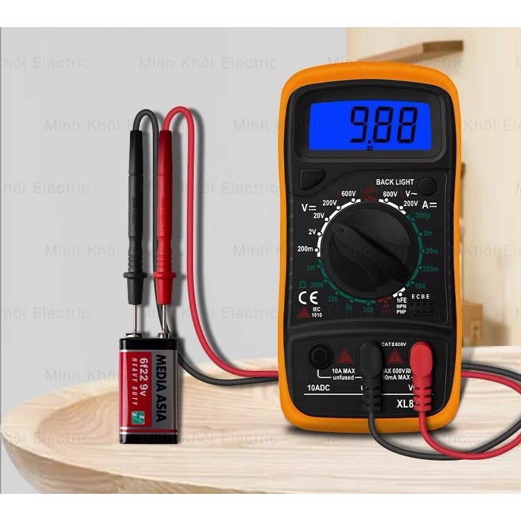 Đồng hồ vạn năng điện tử XL830L,đồng hồ đo điện áp XL830L,đồng hồ số vạn năng XL830L,đồng hồ đo điện tử,vạn năng kế