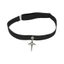 Dây đeo chân co giãn Treeling với mặt dây chuyền ngôi sao Gothic Đen đùi Garter Belt Dạo phố