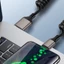 Btsg 34-150cm Dây truyền dữ liệu cáp cuộn USB C có thể điều chỉnh Máy tính xách tay Dây cấp nguồn để sạc nhanh