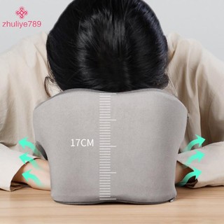 < zhuliye789 > Cổ xốp trí nhớ nguyên chất hình chữ U du lịch cho máy bay Văn phòng ngủ Gối cổ tử cung Hỗ trợ cổ ngủ chuyến bay