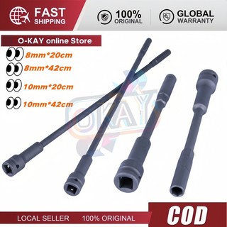 Đầu Tuýp 8mm 10mm Dài 20cm 42cm – Khẩu 1/2 Inch Dài, Dùng Cho Cần Siết, Dụng Cụ Sửa Xe, Vật Liệu Thép Cứng Bền