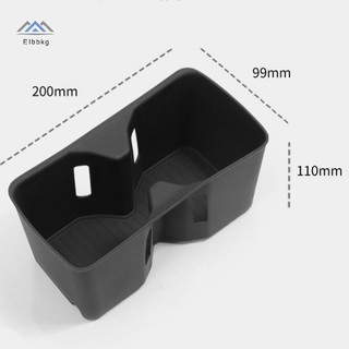 ELBBKG 1 Miếng Silicon Chống Sốc Đồ Uống Hộp Bảo Quản Cho Santa Fe 2024 2025 Cốc Nước Mới Phụ Kiện Xe Hơi
