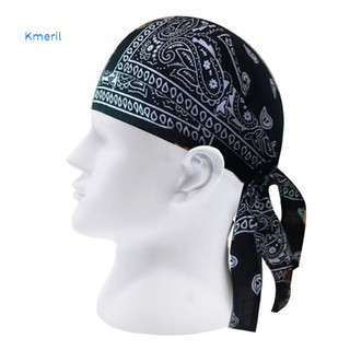 Mũ biker paisley in cho người lớn nam, kèm bandana khăn trùm đầu, phù hợp xe máy