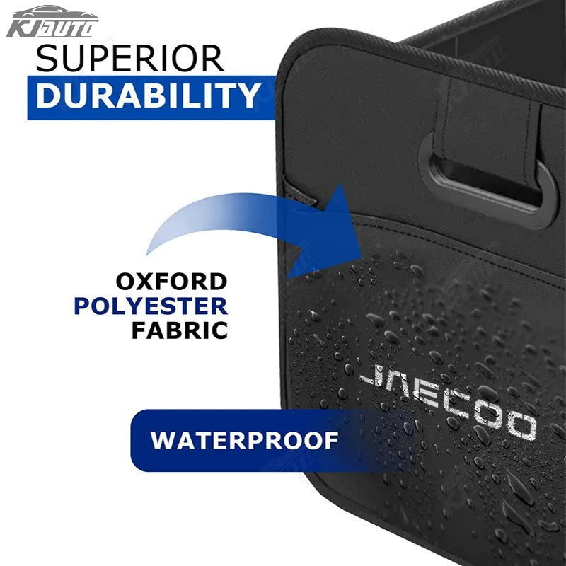 Hộp Bảo Quản Thân Xe Hơi Jaecoo Da Dung Tích Lớn Thùng Rác Có Thể Gập Lại Di Động Tổ Chức Cho Chery Jaecoo J7 J8 PHEV