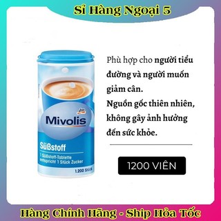 [DATE MỚI NHẤT] Đường ăn kiêng Mivolis 1200 viên, 72g - Hàng nội địa Đức
