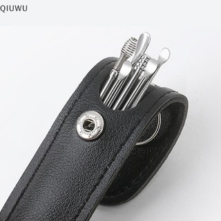 Qiuwu Ear Cleaner Wax Pickers Earpick Wax Remover Curette Ear Pick Cleaner Kit Spoon Care Ear Clean Tool.