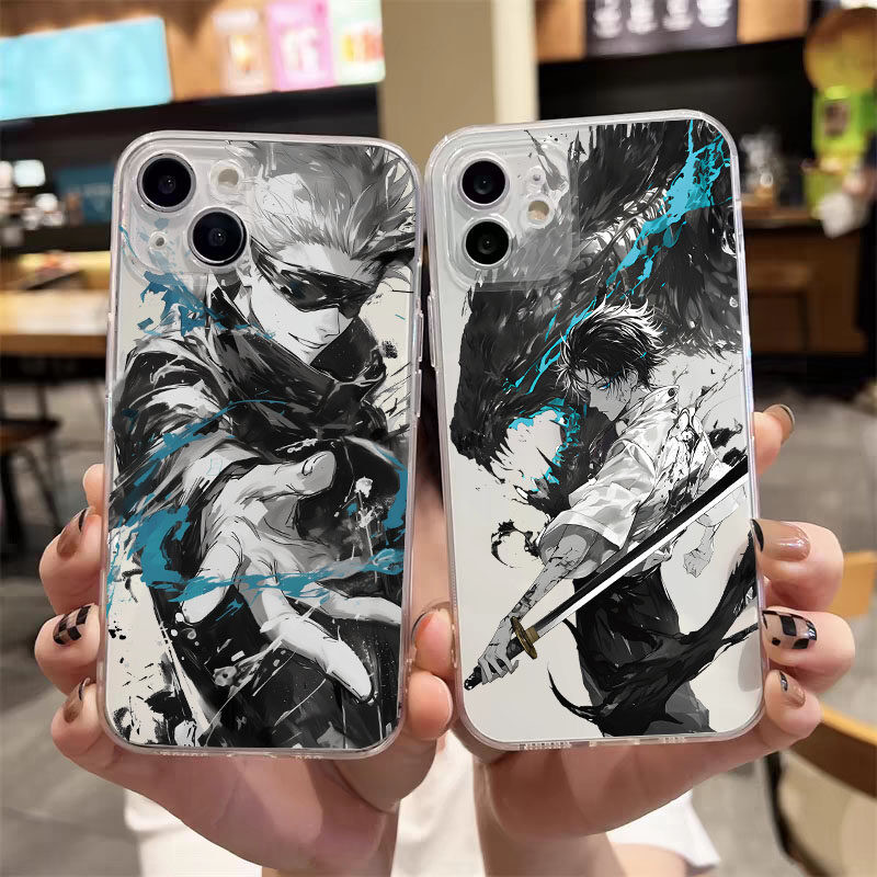 Ốp lưng VIVO Y28 Y76 Y75 Y02 Y02T Y02A Y11 V21 V23 Y33 Y51 Y31 Y17S Y50 Y30 V23E Y100 Y03 Y22 Y20 V30E Jujutsu Kaisen Gojo Satoru Anime Hoạt Hình Mặt Sau