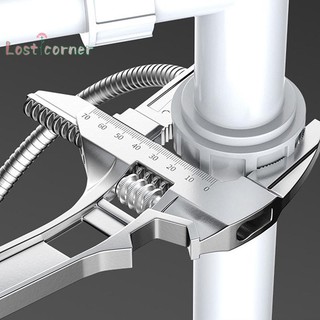 [Lostcorner] Bộ sửa chữa đa năng 6-68mm Dụng cụ cầm tay phòng tắm Cờ lê ống mở lớn Chìa khóa Đai ốc Công cụ sửa chữa nhà có thể điều chỉnh Cờ lê [Mới]