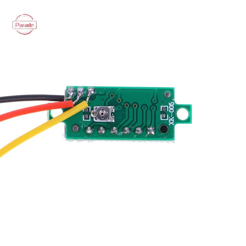 Diễu hành 0,28 Inch Vôn kế kỹ thuật số 0-100V Máy kiểm tra điện áp Vôn kế Máy dò VN