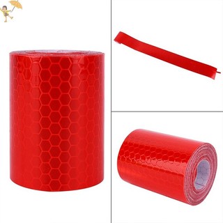 [Gou] 1m * 5cm Xe Tải Phản Quang Tự Dính Băng Cảnh Báo An Toàn Cuộn Phim Miếng Dán VN
