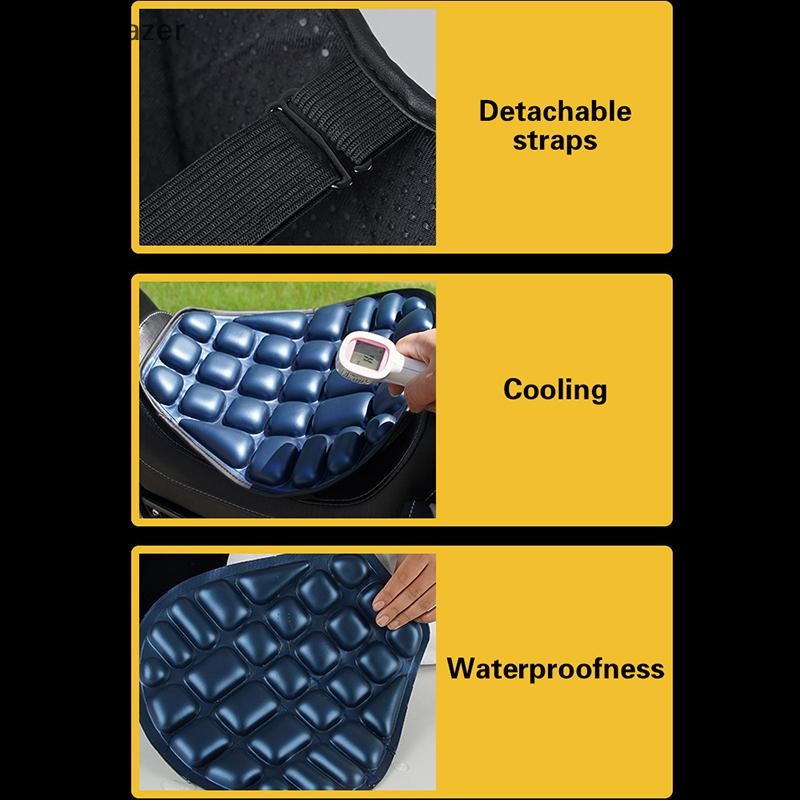 Trailblazer Mới Xe Máy Bọc Ghế Air Pad Xe Máy Ghế Đệm Bao Giảm Áp Lực Bảo Vệ Đa Năng Xe Máy Ghế Mới