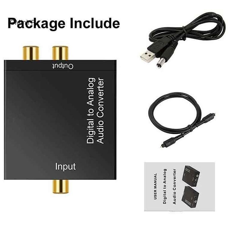 Bộ chuyển đổi âm thanh nổi âm thanh nổi Cyp Optical Coax Toslink Digital sang Ana L / Glory