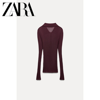 Áo Sơ mi Zara made in Morocco montergui dài tay gân dệt kim mỏng giản dị