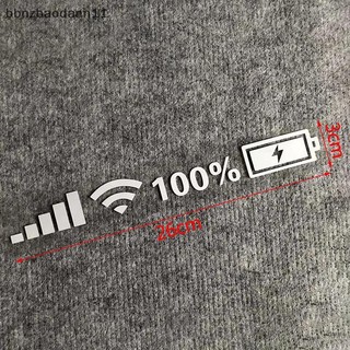 [BBNZDD] Đánh dấu mức Wifi Đề can ô tô Kính chắn gió phía sau ô tô Nhãn dán vui nhộn BVAH