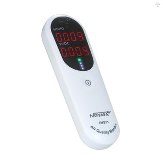 Máy dò Formaldehyde di động NOYAFA Màn hình chất lượng không khí trong nhà Màn hình HCHO và TVOC với đèn báo LED báo động âm thanh cho hệ thống HVAC gia đình