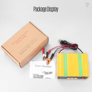 Bộ sạc pin 12V / 24V Loại sửa chữa xung thông minh Bộ sạc với màn hình kỹ thuật số cho pin xe máy Pin UK Plug