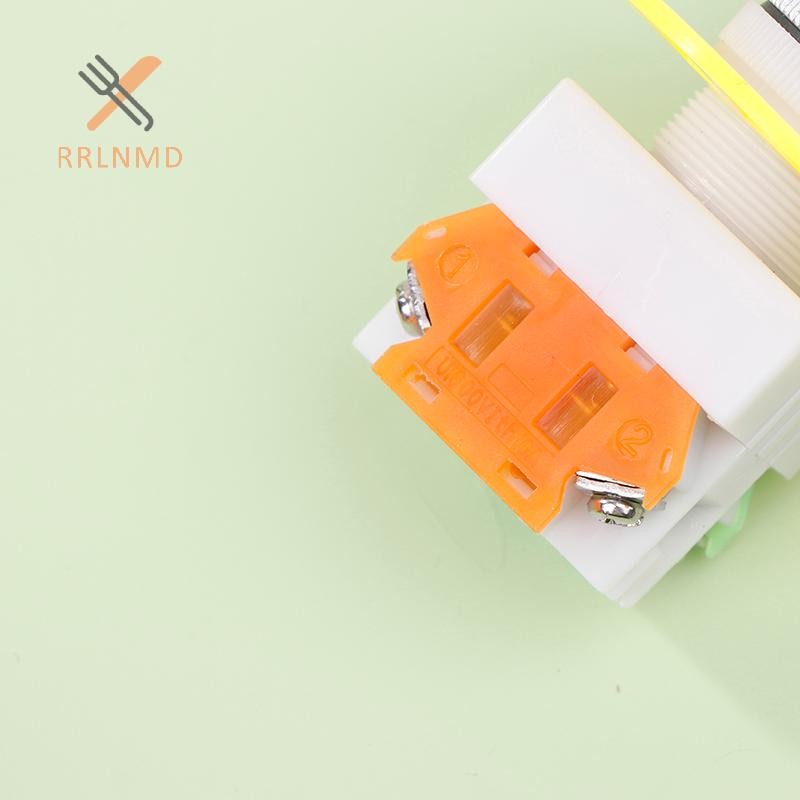 Rrlnmd 1 Mũ Nấm 1NO 1NC DPST Dừng Khẩn Cấp Nút Nhấn Công Tắc AC 660V 10A Thiết Bị Công Tắc Tự Khóa Nâng Thang Máy Lưới MỚI