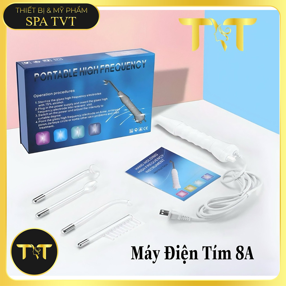 MÁY ĐIỆN TÍM KHỬ TRÙNG VÀ MAU LÀNH DA SAU LẶN MỤN MẪU 6A & 8A