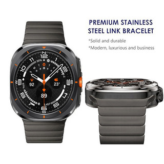 Thích hợp cho Samsung Galaxy Watch 8 / Watch 7 Ultra Bamboo Knot Metal Norman Buckle / Dây đeo khóa bướm
