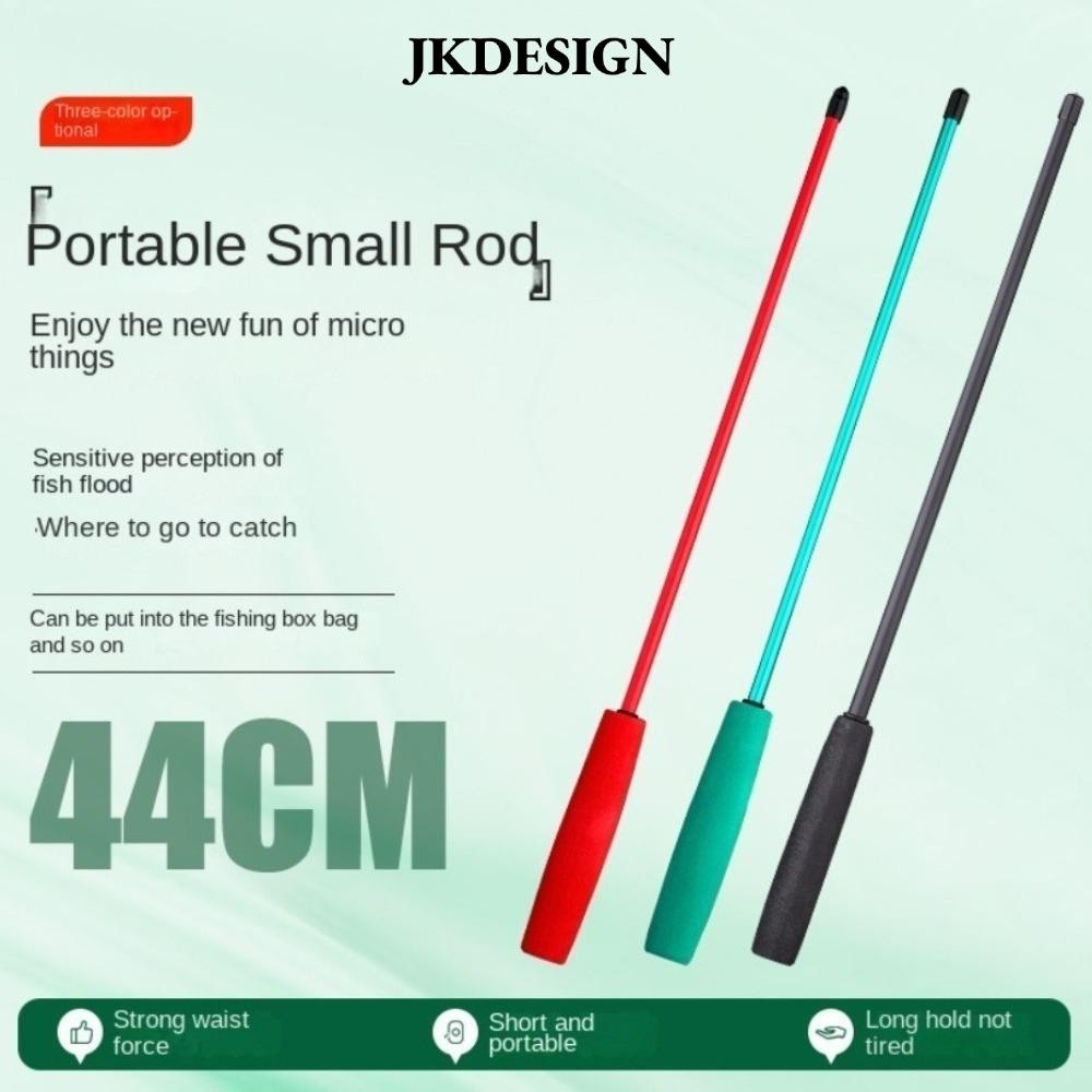 Bộ dụng cụ đầy đủ cần câu JKDESIGN, Bộ cần câu bằng kính thiên văn cần câu, cần đúc sợi thủy tinh cho trẻ em 1,2m-2,4m Combo câu cá