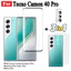 Kính cường lực 3 trong 1 Tecno Camon 40 Pro cho Tecno Camon 40 Pro 5G Camon 40 Tấm bảo vệ màn hình Ống kính máy ảnh Kính cường lực Full Cover