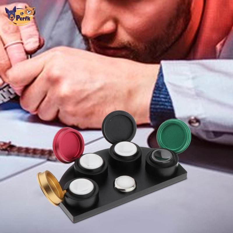 Đồng hồ Giá đỡ cốc dầu 4 món Phụ kiện đa chức năng Có thể tái sử dụng Sửa chữa thực tế