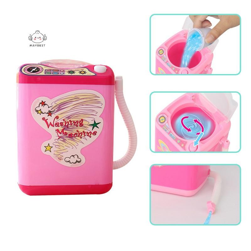 Maybest Puff Child Sponge Máy giặt điện Dụng cụ trang điểm bằng nhựa Máy làm sạch Sữa rửa mặt khô và ướt Sử dụng kép {VN}