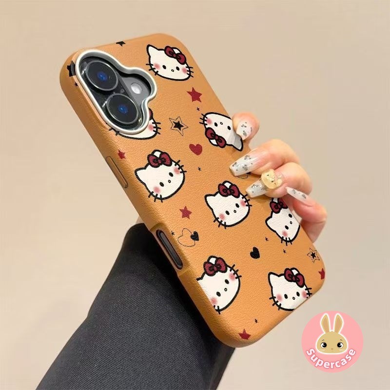 Ốp Điện Thoại Mèo Kitty Da PU Cho Realme Note 80 70 C75X C83 C85 C75 C73 C71 Pro Narzo 80 Lite 5G 4G Vỏ Coquette ốp Ngôi Sao Vỏ Mềm Chống Sốc