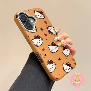 Ốp Điện Thoại Mèo Kitty Da PU Cho Realme 16 15X 15T 15 14 Pro Plus 14X 5G 4G Vỏ Coquette ốp Ngôi Sao Vỏ Mềm Chống Sốc