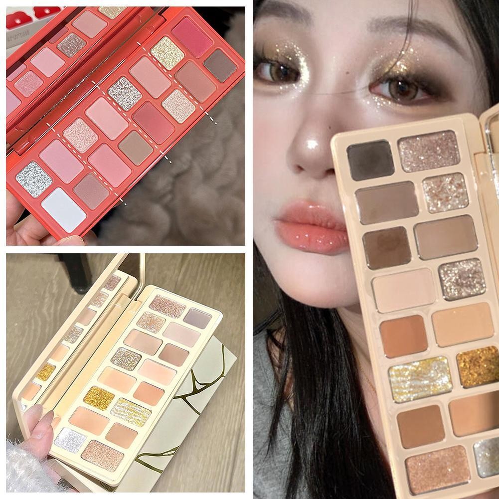 Bảng Phấn Mắt Dikalu 16 Màu Phấn Mắt Bột Sương Bảng Phấn Mắt Mờ Nhiều Màu Sắc Tự Nhiên Bảng G1