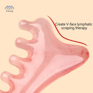 ELBBKG Cơ Thể Kinh Tuyến Massage Lược Nhựa Năm Răng Rộng Lược Châm Cứu Lưu Thông Máu Chống Tĩnh Điện Mịn Tóc Mới