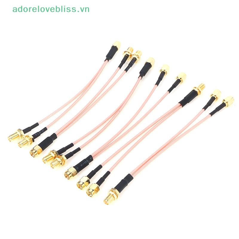 Thêm SMA đến 2X SMA Nam Nữ Loại Y Bộ Chia Kết Hợp Nhảy Cáp Pigtail BSS