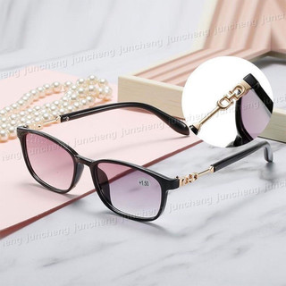 + 100 ~ + 400 Kính Đọc Sách Chống Bức Xạ Cho Nữ Ống Kính Chuyển Màu Thời Trang Chống Ánh Sáng Xanh Kính Mắt Chống Tia uv