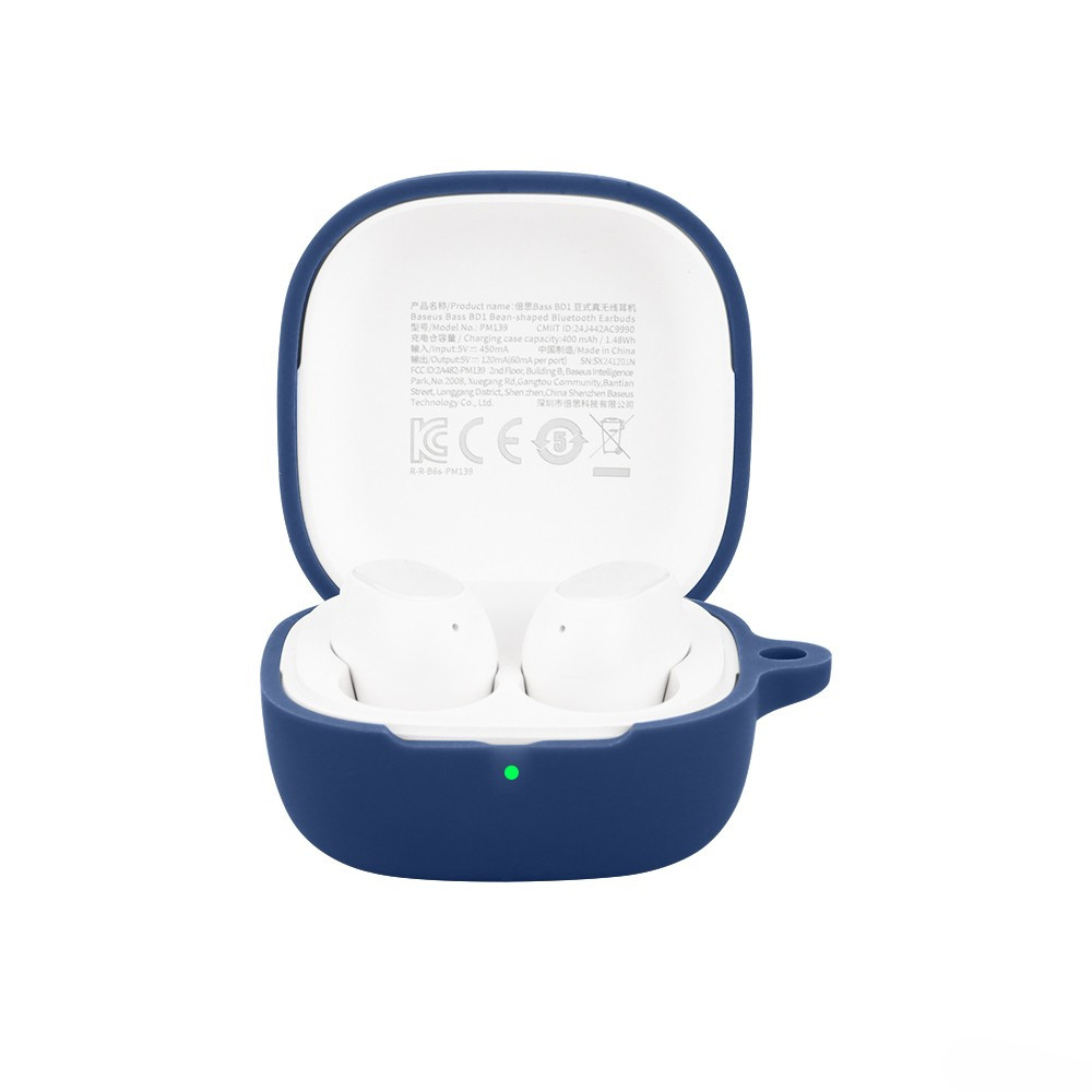 Cho Baseus Bass BD1 Vỏ Tai Nghe Silicon Màu Trơn Vỏ Tai Nghe Chống Sốc Vỏ Bảo Vệ Tai Nghe Da