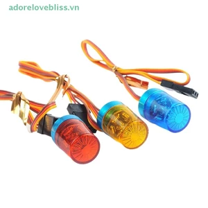 THÊM Red Spider RC Model Đèn ô tô 1: 14 Máy kéo Máy xúc Kỹ thuật Ánh sáng xoay tròn BSS